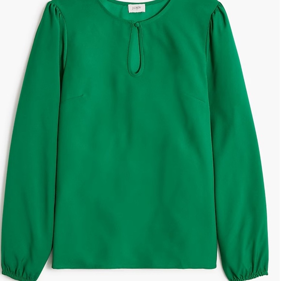 j.Crew Factory Keyhole long sleeves top - Picture 6 of 7